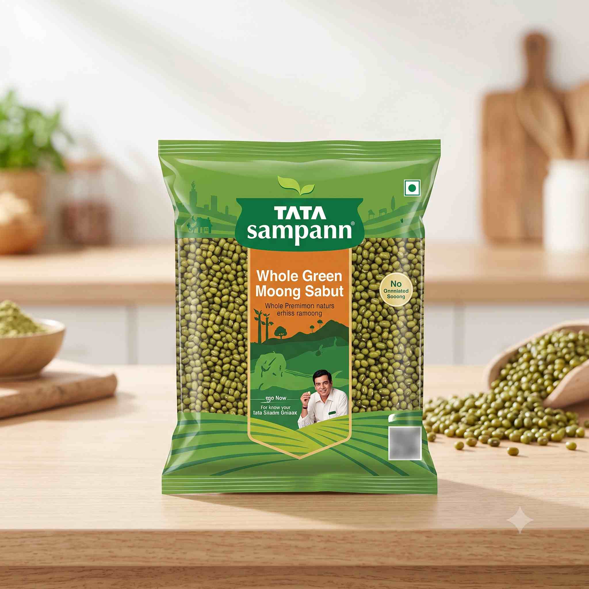Tata Sampann Whole Green Moong Sabut