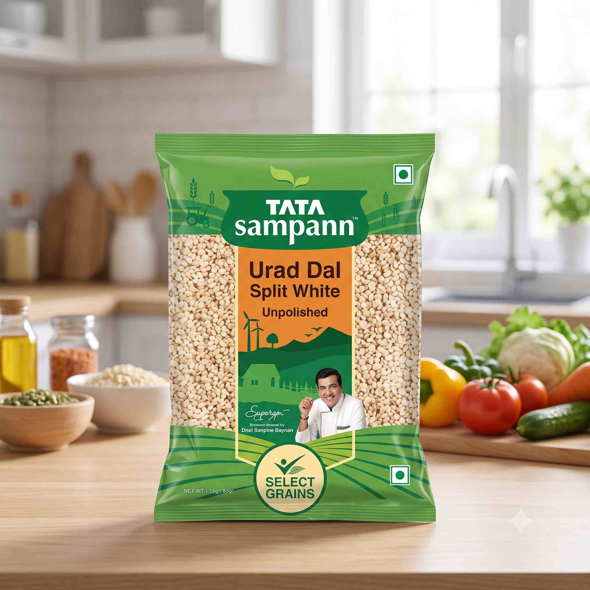Tata Sampann Unpolished Urad Dal Split White