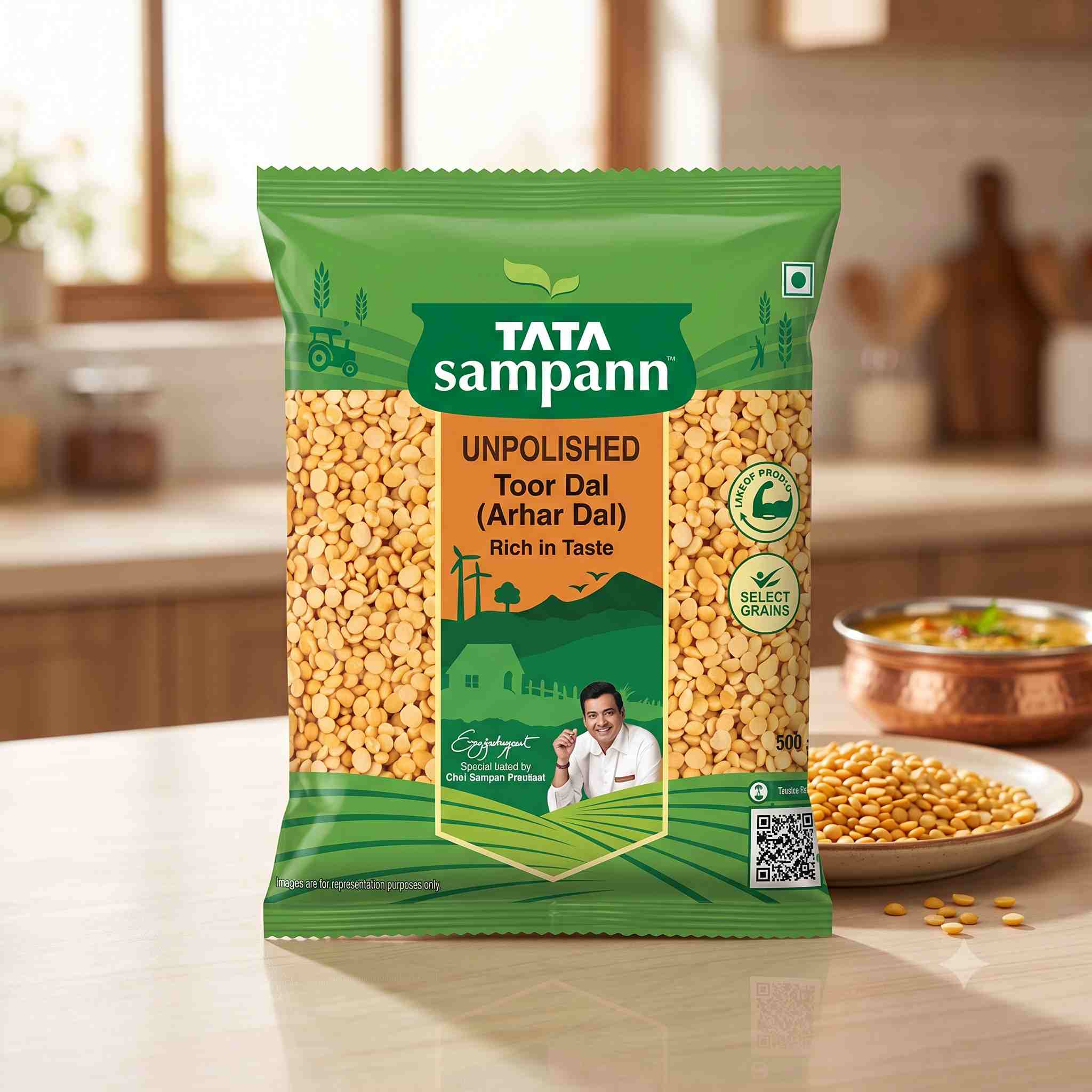 Tata Sampann Unpolished Toor / Arhar Dal