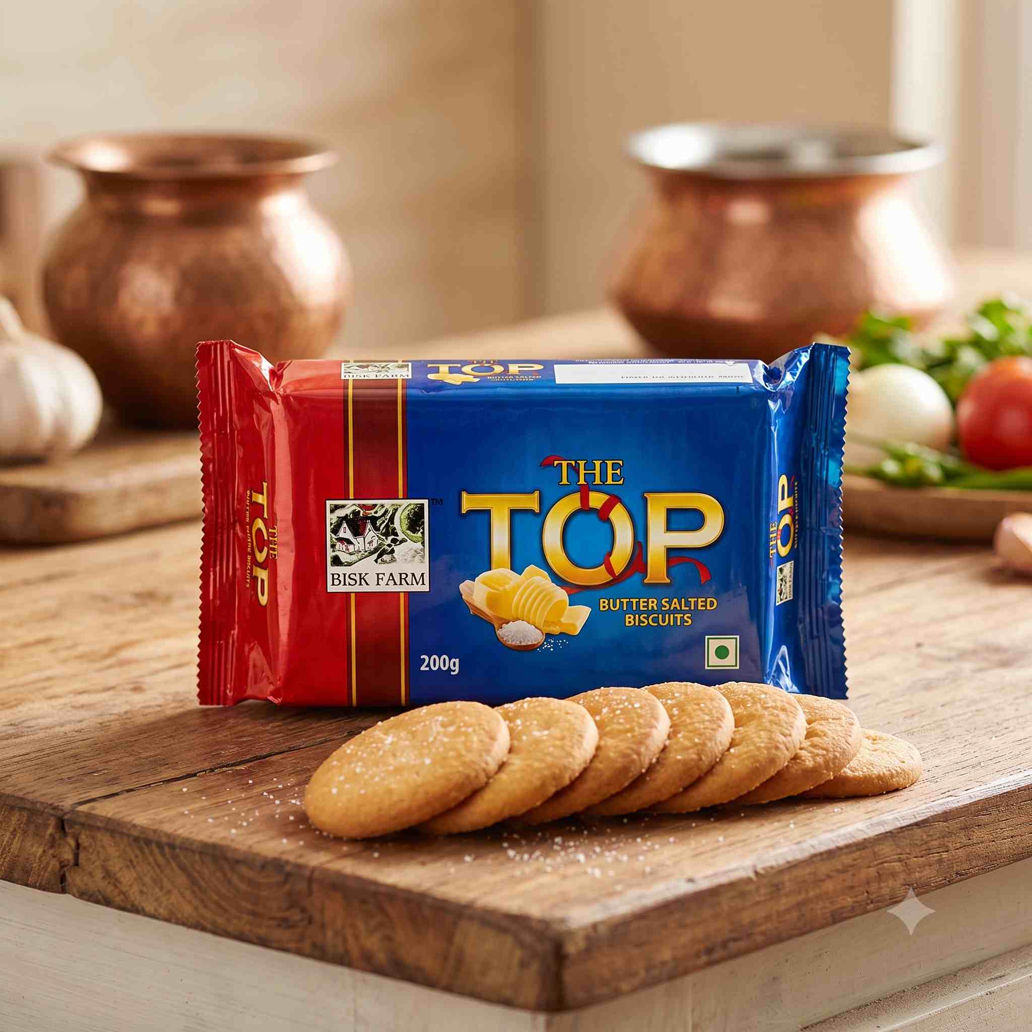 Bisk Farm Top Butter Salted Biscuits