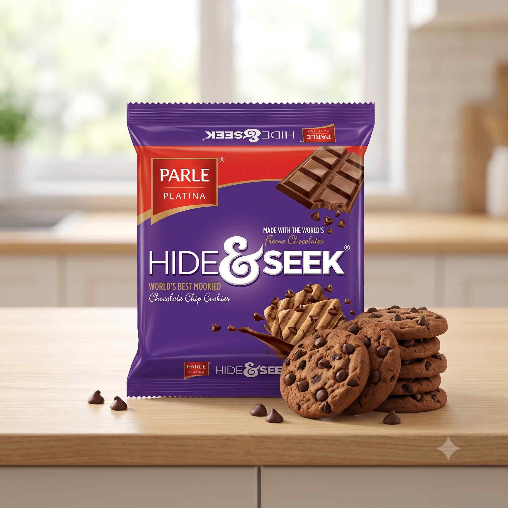 Parle Hide & Seek Chocolate Chip Cookies
