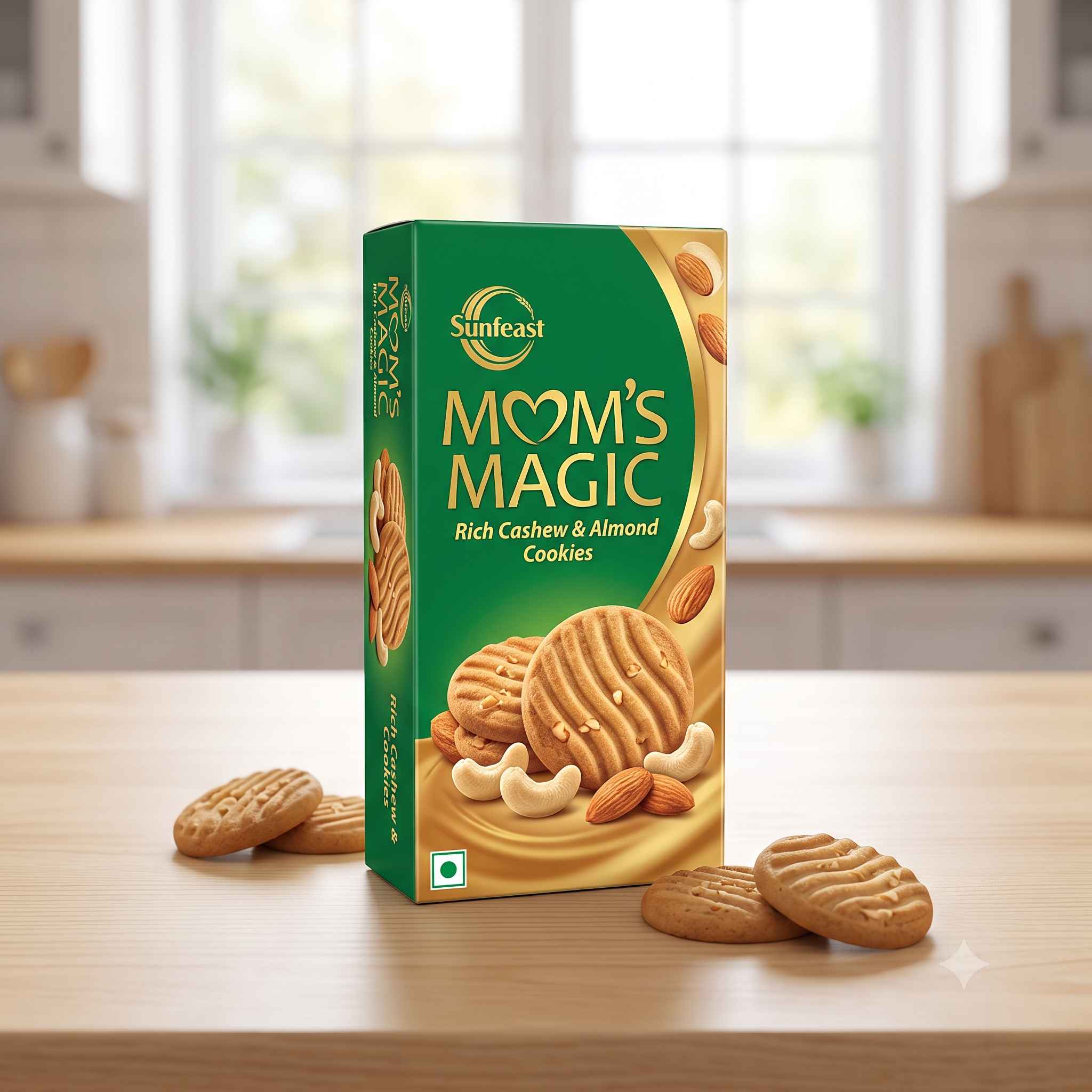 Sunfeast Mom's Magic Rich Cashew & Almond Cookies