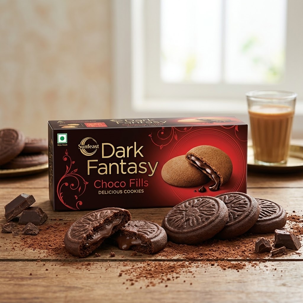 Sunfeast Dark Fantasy Choco Fills Delicious Cookies