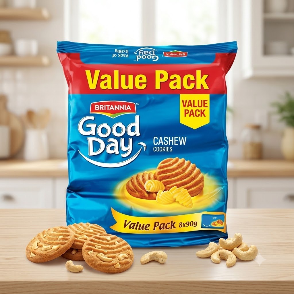 Britannia Good Day Cashew Cookies (Value Pack)