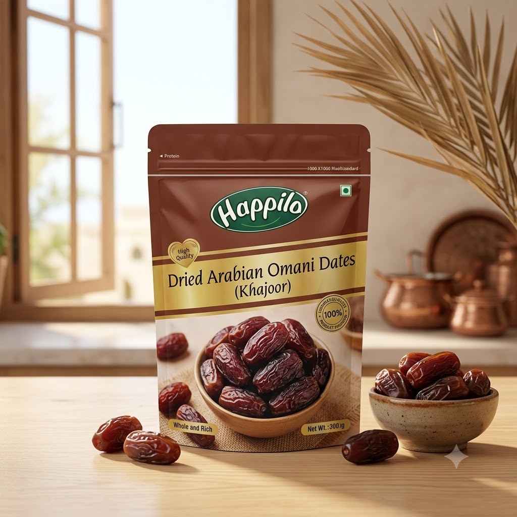 Happilo Dried Arabian Omani Dates (Khajoor)