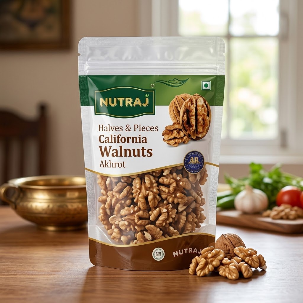 Nutraj Halves & Pieces California Walnuts (Akhrot)