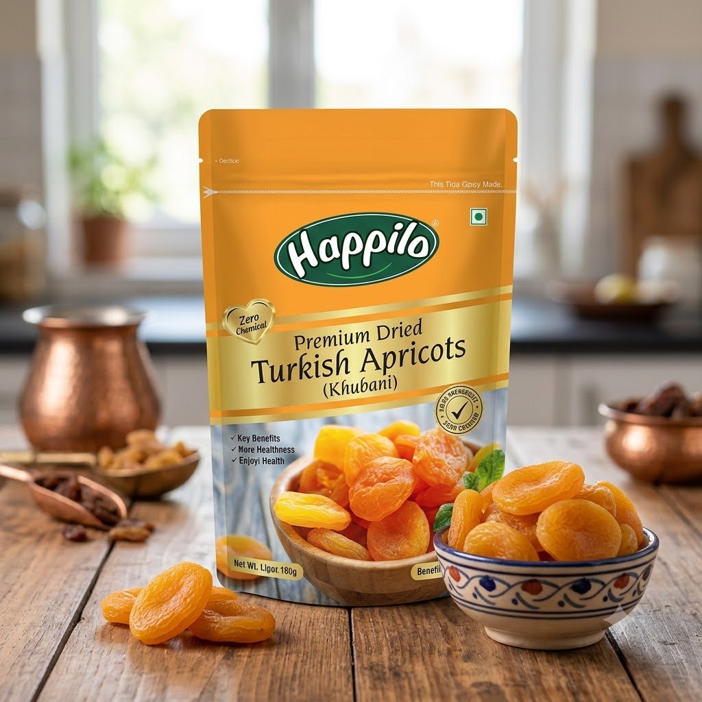 Happilo Premium Dried Turkish Apricots (Khubani)