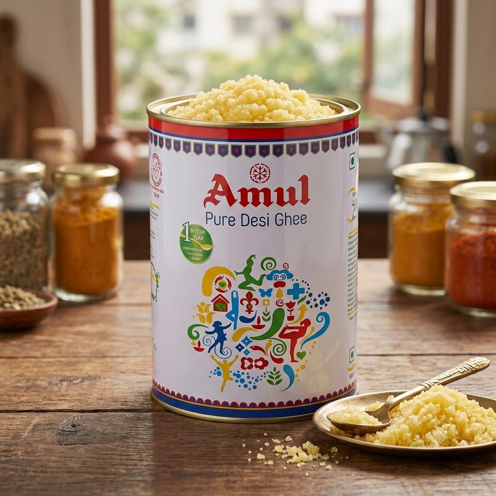 Amul Pure Desi Ghee (Tin)