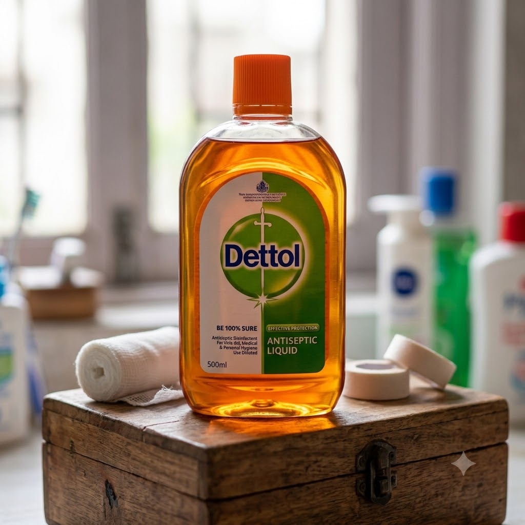 Dettol Disinfectant Antiseptic Liquid for First Aid & Hygiene