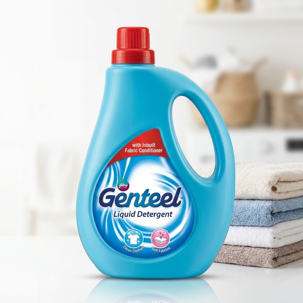 Genteel Liquid Detergent with Inbuilt Fabric Conditioner