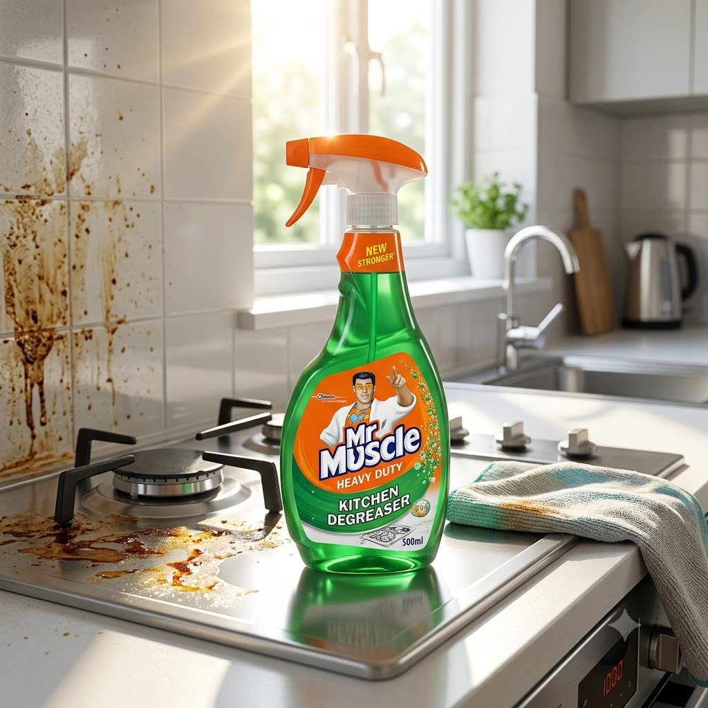 Mr. Muscle Heavy Duty Kitchen Degreaser Trigger Spray