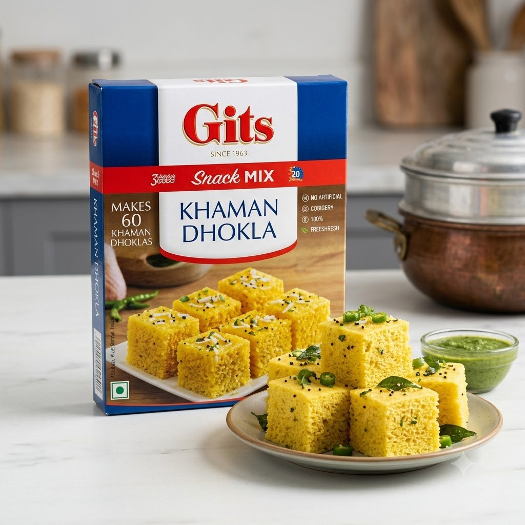 Gits Instant Khaman Dhokla Snack Mix