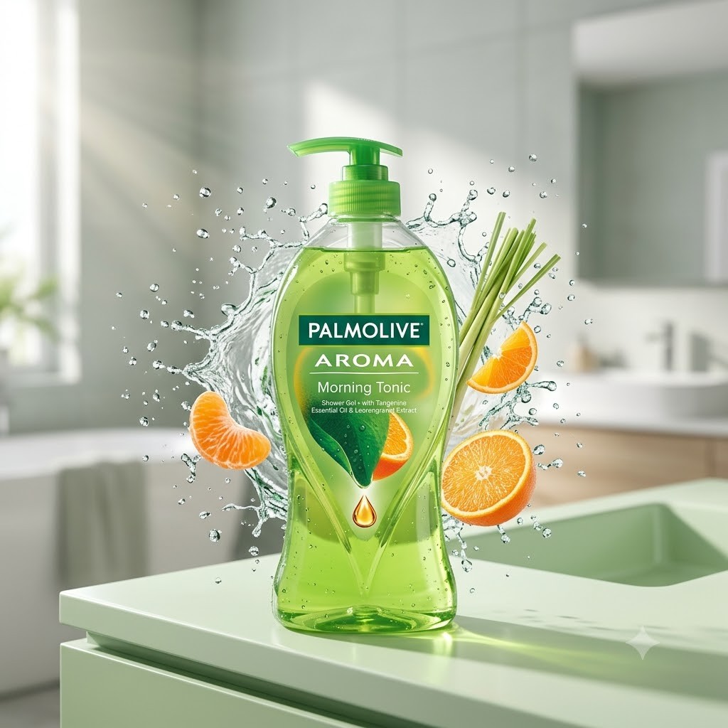 Palmolive Aroma Morning Tonic Body Wash Shower Gel
