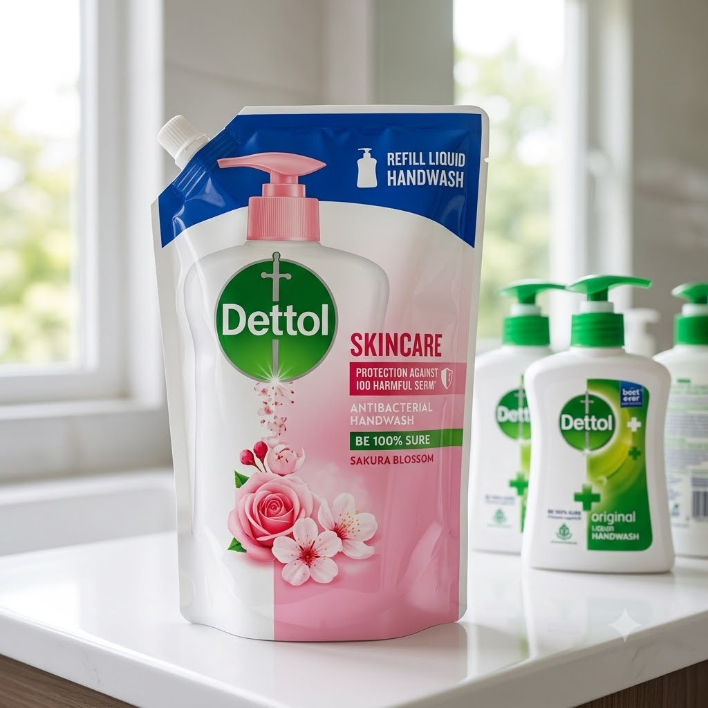 Dettol Skincare Antibacterial Liquid Handwash Refill