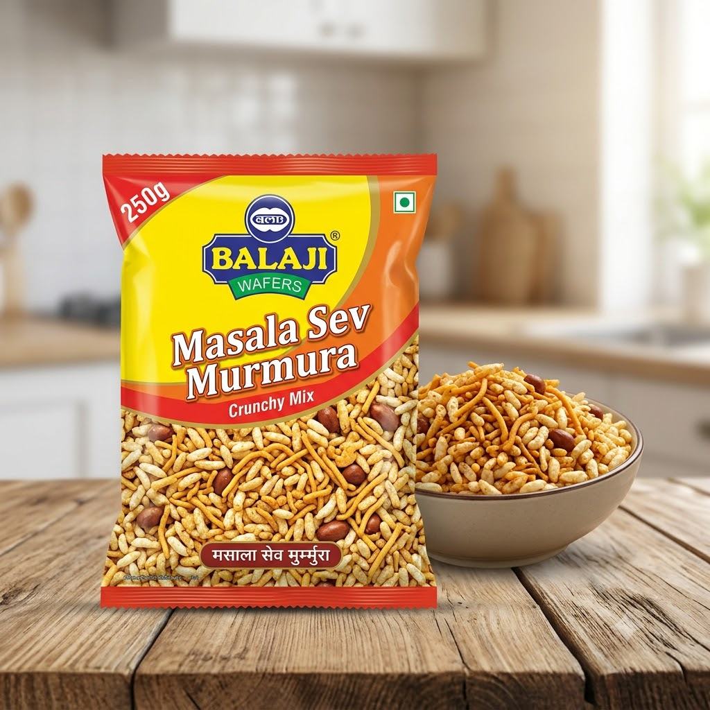 Balaji Masala Sev Murmura Crunchy Mix