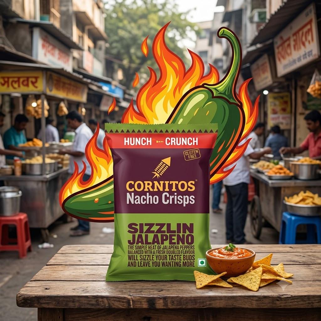 Cornitos Nacho Crisps Sizzlin Jalapeno
