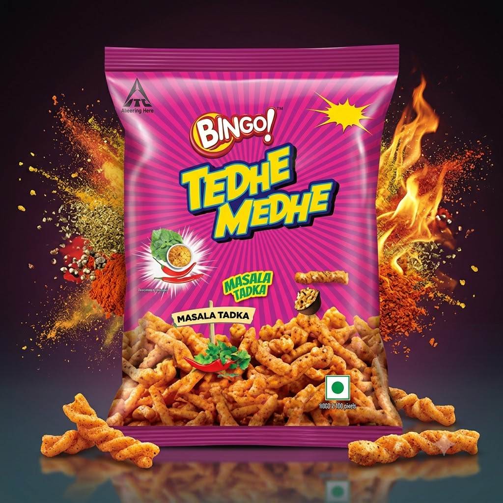 Bingo Tedhe Medhe Masala Tadka