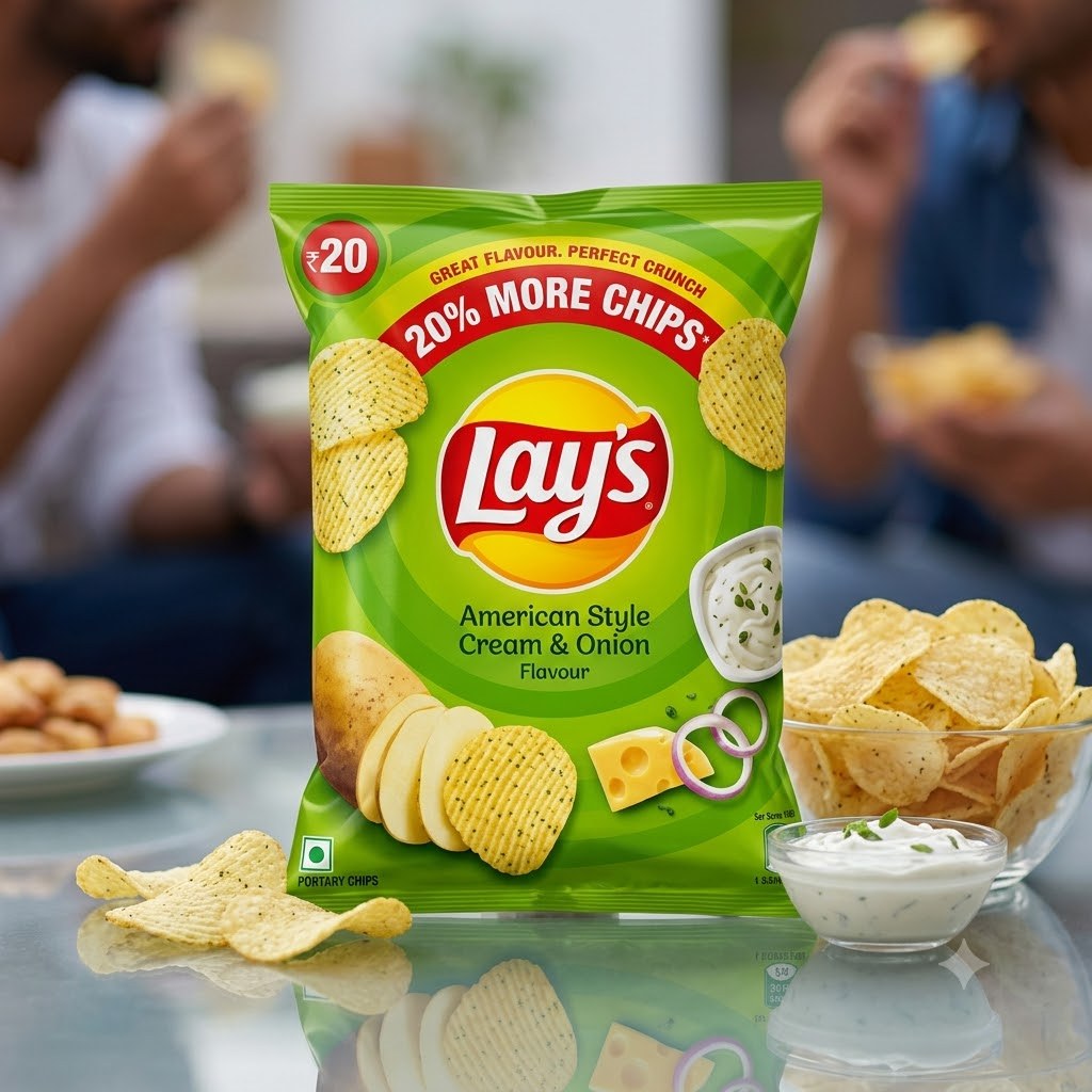 Lay's American Style Cream & Onion Chips