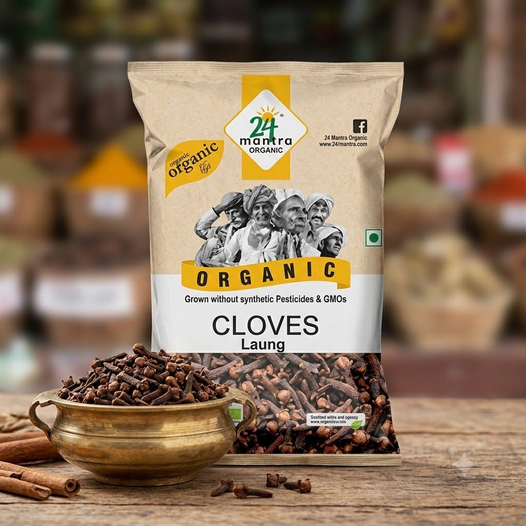 24 Mantra Organic Whole Cloves (Laung)