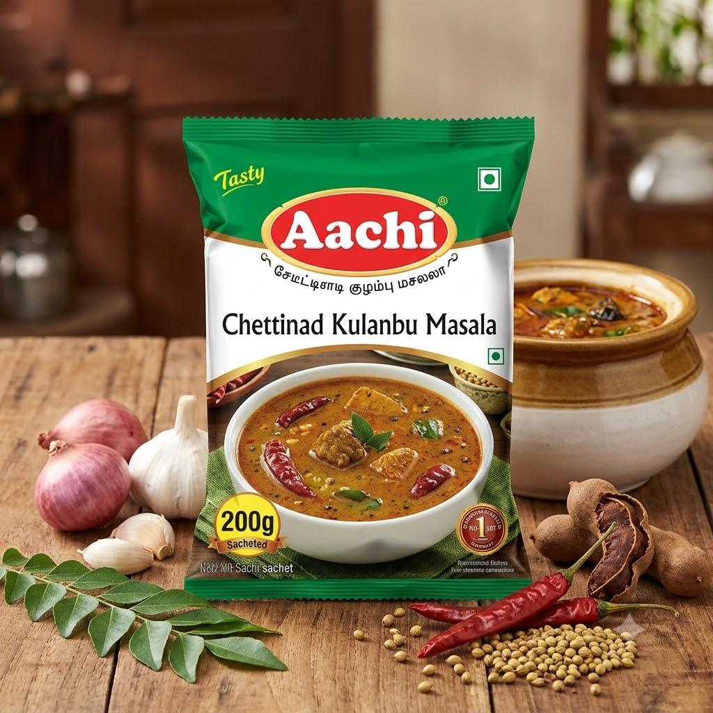 Aachi Chettinad Kulambu Masala